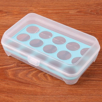 กล่องพลาสติก กล่องใส่ไข่ กล่องใส่ของเอนกประสงค์ สีฟ้า (1 ชิ้น)(สีฟ้าอ่อน) ร้านค้าดี ราคาถูกสุด - RanCaDee.com
