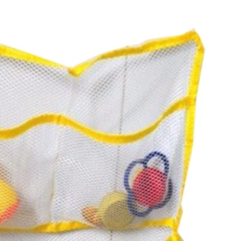 Home Bathroom Suction Net Bag Bath Baby Kid Storage Yellow ร้านค้าดี ราคาถูกสุด - RanCaDee.com