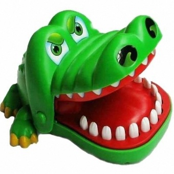 MOMMA เกมส์ จระเข้ งับนิ้ว (สีเขียว) Green Crocodile Dentist