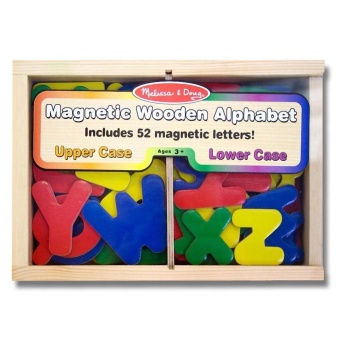 Melissa and Doug Alphabet Magnet A-Z ชุดตัวอักษรแม่เหล็ก 52 ชิ้น