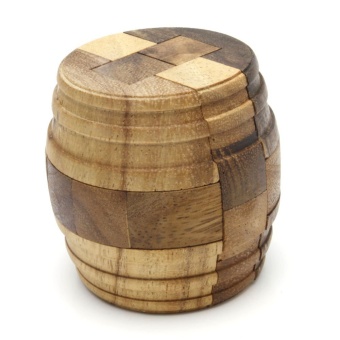 Ama-Wood ของเล่นไม้ ถังเบียร์, เล็ก (Wooden Barrel Puzzle, Small)