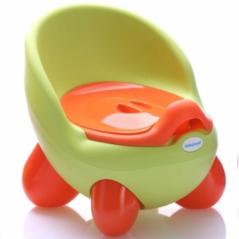 a*bloom กระโถน โถนั่งเด็ก Baby Toilet Training Seat (สีเขียว)