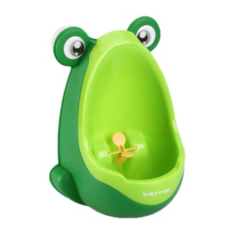 BolehDeals Toddler Boy Kid Toilet Frog Potty Urinal Stand Up Pee Wee Training-Green - Intl