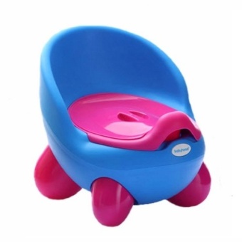 a*bloom กระโถน โถนั่งเด็ก Baby Toilet Training Seat (สีฟ้า)