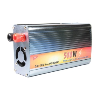 Power Inverter ตัวแปลงไฟรถเป็นไฟบ้าน 500W (Silver)