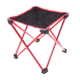 Morning เก้าอี้พับ พกพา ไซค์ M ขนาด 21 x 21 cm พร้อมถุงผ้า (สีแดง)
