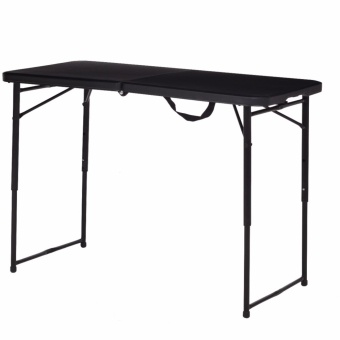 PJ Wood โต๊ะพับเอนกประสงค์ สีดำ NT5266NPBK (L101.5 x W50.7 x H71 cm)