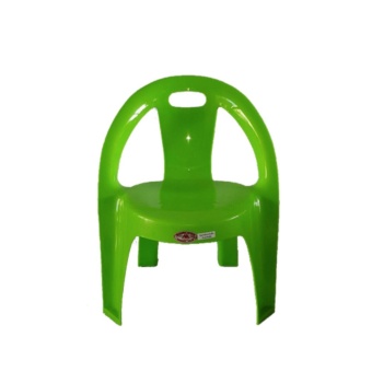 OK&M Shop เก้าอี้พลาสติกเด็กแกแลคซี่มียางกันลื่น (แพ็ค1ตัว)สีเขียว