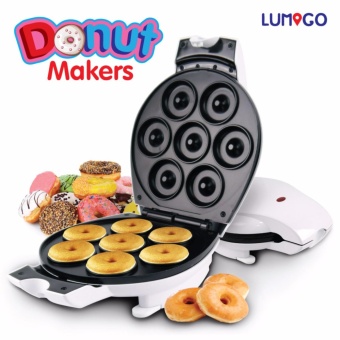 LUMIGO เครื่องทำโดนัท เครื่องอบโดนัท Mini Donut Maker รุ่น EDM-701 (สีขาว)