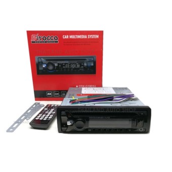 Sirocco เครื่องเล่น DVD USB SD Card FM 1 din ติดรถยนต์ CDX-G1001U