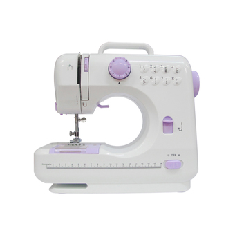 HHsociety จักรเย็บผ้าไฟฟ้าไร้สาย 8 ตะเข็บ - White/Purple