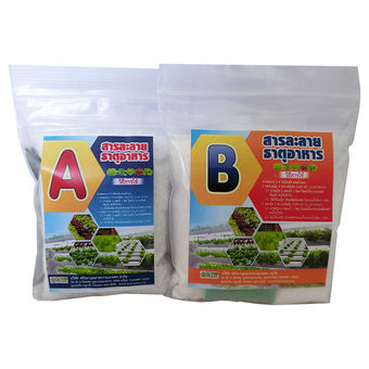 SRITHANA ปุ๋ยสารละลาย A+B สำหรับผักไฮโดรโปนิกส์ พืชระบบน้ำ