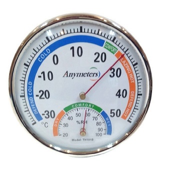 Kaidee เครื่องวัดอุณหภฺมิ + ความชื้น 2in1 ชนิดพกพา รุ่น TH101B (Silver)