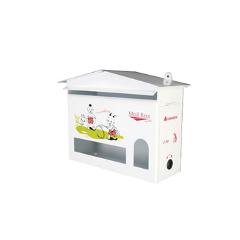 Hanabishi ตู้จดหมายสกรีนลาย LT-061 (White)