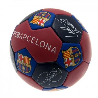 FC Barcelona ลูกฟุตบอล บาร์เซโลน่า ซิกเนเจอร์ ลายเซ็นต์นักฟุตบอล ไซส์ 3