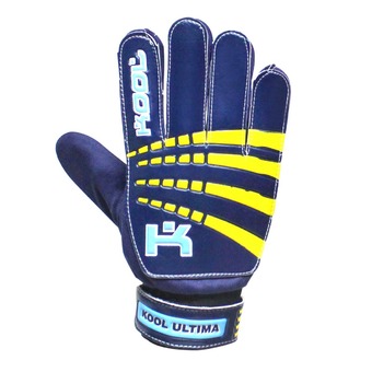 KOOL PRO ถุงมือโกล์ว ฟุตบอล Football Gloves keeper Ultima (Blue)