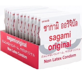 Sagami Original 0.02 ถุงยางนำเข้าจากญี่ปุ่น size M (12 pcs)