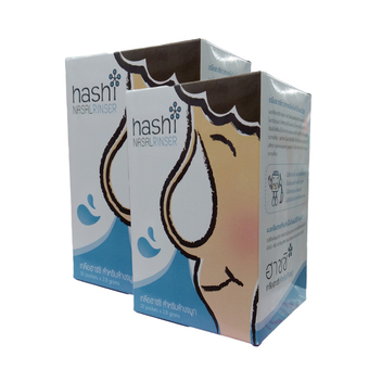 Hashi Refill Salt เกลือฮาชชิ สำหรับล้างจมูก 30ซอง/กล่อง (2กล่อง)