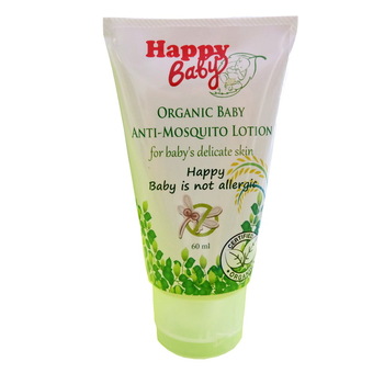 Happy Baby โลชั่นกันยุงออร์แกนิคสำหรับเด็ก ขนาด 60ml.