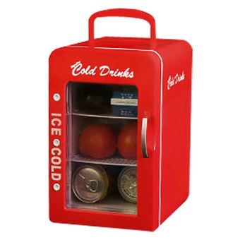 Hot item ตู้เย็นขนาดเล็กแบบพกพา - รุ่น Cold Drinks 4 ลิตร ( Red )