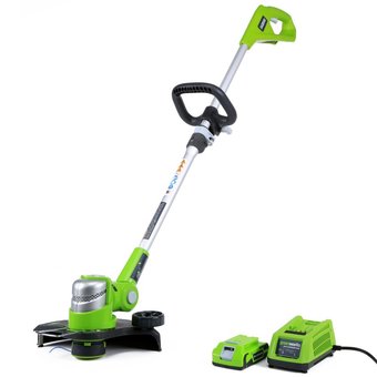 GREENWORKS G-24 เครื่องตัดหญ้า ใช้แบตเตอรี่ Li-ion 24V
