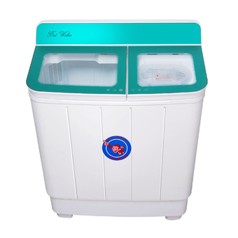Plasma เครื่องซักผ้า 2 ถัง ขนาด 8 kg. (สีขาวฝาเขียว)