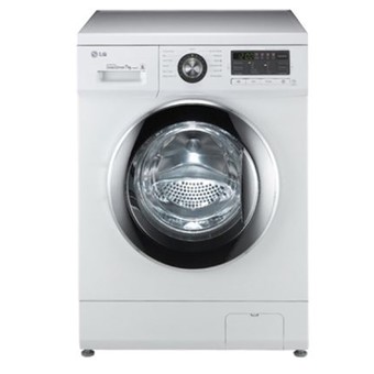 LG เครื่องซักผ้าฝาหน้า 8 กก. รุ่น WD-14070TD (White)