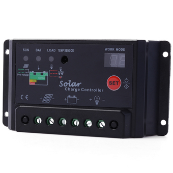 XCSOURCE แผงโซลาร์เซลล์แบตเตอรี่ 30A 12V/24V (ควบคุมการเก็บประจุ)