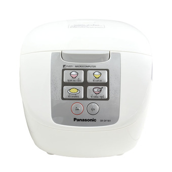 Panasonic หม้อหุงข้าวดิจิตอล ขนาด 1.8 ลิตร รุ่น SR-DF181 (สีขาว)