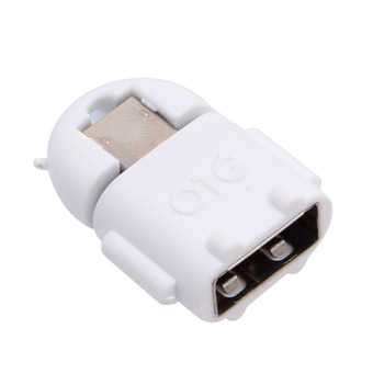 OMG USB On-The-Go (OTG) สำหรับต่อ เข้าสมาร์ทโฟน/แท็บเล็ต mini Robot Android - White