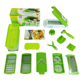 BEST Tmall 10 in 1 Multifunction Shredder Kitchen Tools เครื่องเตรียมอาหาร (สีเขียว)
