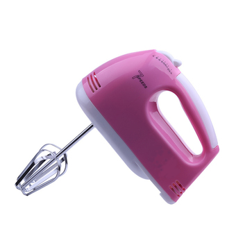 Tmall Electric 7 Speed Egg Beater Flour Mixer Mini Electric Hand Held Mixer (Pink)