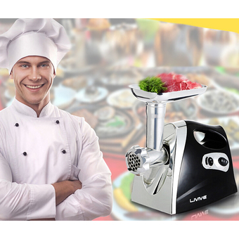 JOWSUA Meat Grinder เครื่องบดสับ รุ่น LV880A (สีดำ)