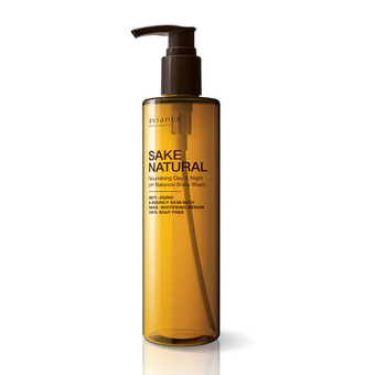 Aviance Sake Natural Nourishing Day &amp; Night pH Balance Body Wash 290 ml