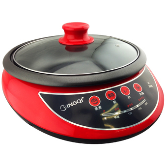 GetZhop กระทะไฟฟ้า อุ่น ตุ๋น ต้ม ผัด ทอด มัลติฟังก์ชั่น Ingqi รุ่น CDK-110