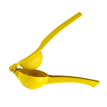 Aluminum Lemon Orange Citrus Lime Squeezer Hand Press Juicer Maker Kitchen Tool(Yellow) - Intl