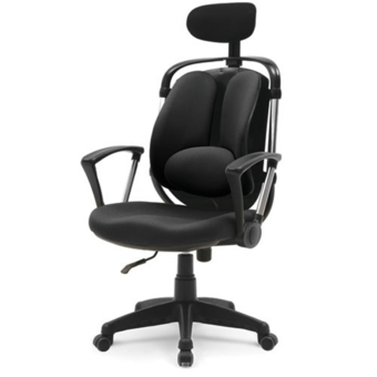 Office Intrend เก้าอี้เพื่อสุขภาพ รุ่น Dual-02BPP - Black