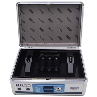 office2art ตู้เซฟ SAFE BOX เซฟใส่เงิน เซฟ พร้อม ถาดทอนเงิน Glosen รุ่น B298 - Silver