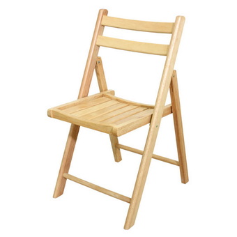 Intrend Design เก้าอี้พับ เก้าอี้สนาม รุ่น Y chair ไม้ยางพารา - สีธรรมชาติ