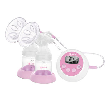 เครื่องปั๊มนมไฟฟ้าแบบปั๊มคู่ แบรนด์ AUDA รุ่น 8800 Micro-computer (สีม่วง)