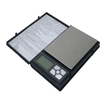 Orbia เครื่องชั่งดิจิตอลแบบพกพา Notebook 500g. - Black