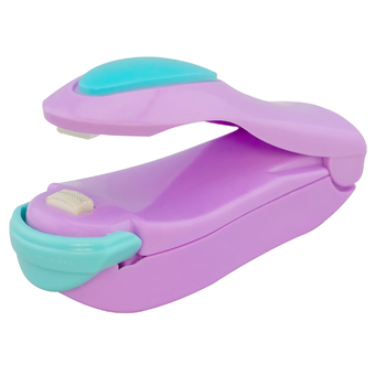 GetZhop เครื่องซีลถุง ซีลปิดปากถุง ปิดถุงพลาสติก (สีม่วง/ฟ้า)