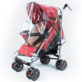 Universal Pushchair Stroller Pram Buggy Transparent Rainproof Cover Rain Shade