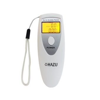 HAZU เครื่องวัดแอลกอฮอล์ แบบพกพา (สีขาว)