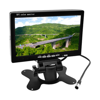 99 Useful 7&quot; TFT LCD Headrest Stand Color Car Monitor Rearview DVD VCR New (Black)
