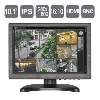 9FINAL 10.1&quot; IPS LCD Monitor 1280*800 (VGA+AV+BNC+HDMI) 16:10 Wide Screen HD Multifunction LCD Monitor Support FullHD 1080P