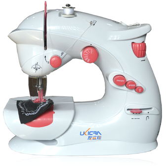 ITandHome จักรเย็บผ้า จักรเย็บผ้าเล็ก จักรเย็บผ้าพกพา Sewing machine - สีขาว