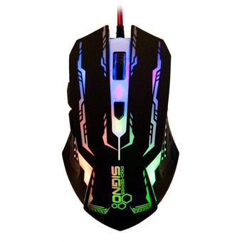 Signo เมาส์ เกมมิ่ง ไฟ 7 สี ยูเอสบี รุ่น GM-910BLK (สีดำ)