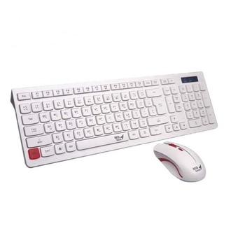 MD-tech Keyboard+Mouse คีย์บอร์ด+เมาส์ ไร้สาย รุ่น K7+M199 (White)