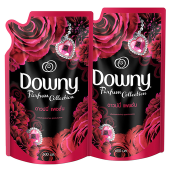 Downy น้ำยาปรับผ้านุ่ม แพชชั่น 600 มล (แพ็ค 2 ถุง)